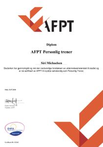 PT Siri AFPT diplom